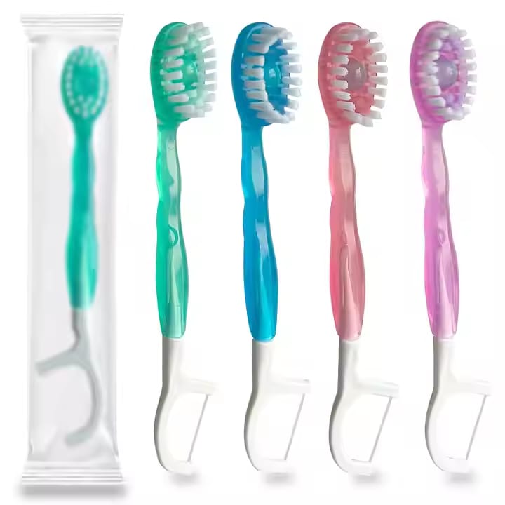 FreshPop 5-in-1 Disposable Toothbrush - Pack of 12